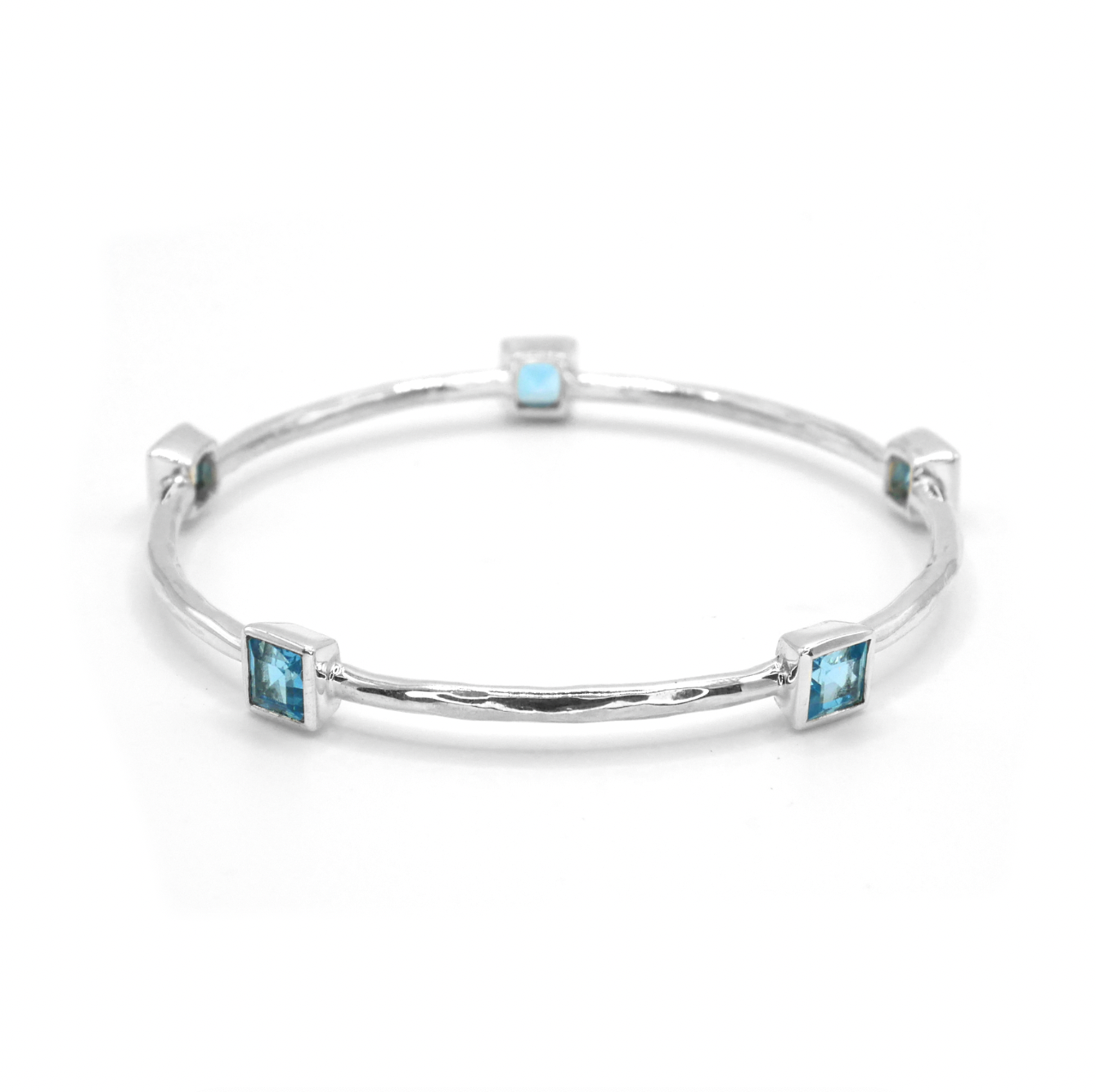 Topaz Bangle (Limited Edition Square Gemstone Version)