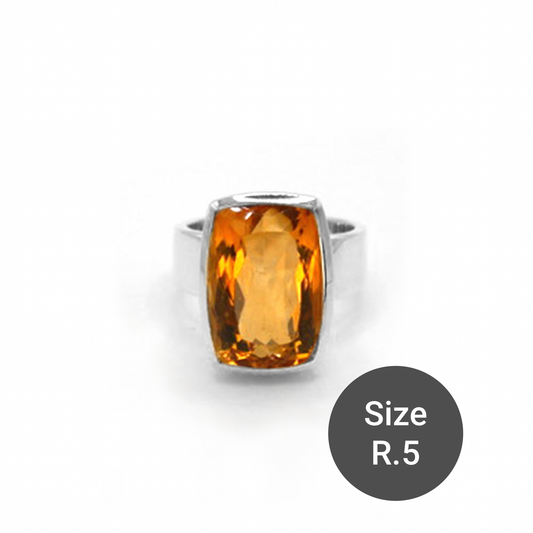 Citrine Maxi Cinderella Ring