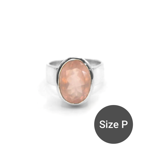 Rose Quartz Cinderella Ring