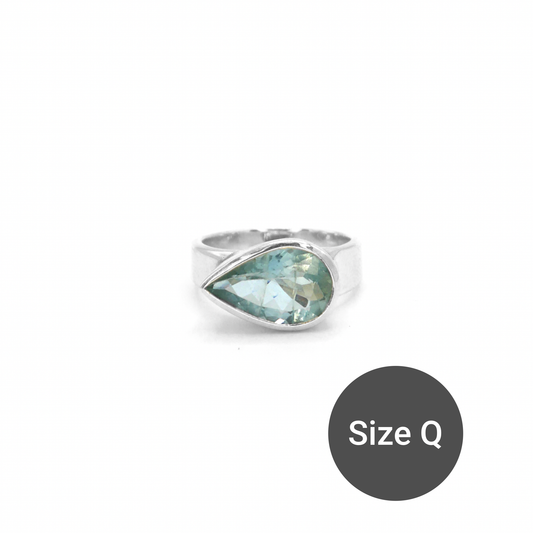 Aquamarine Water Cinderella Ring