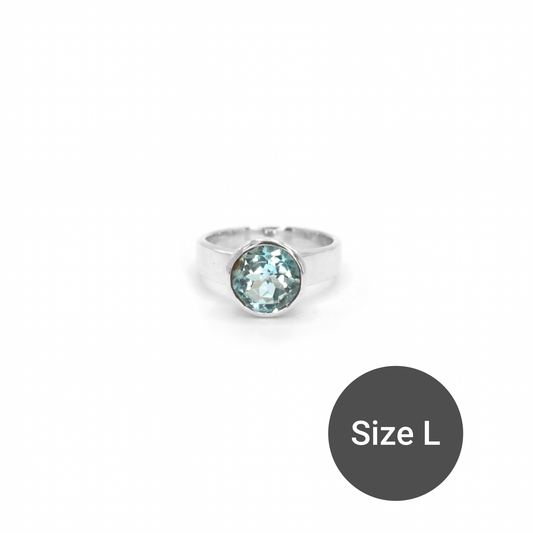 Topaz Round Sweetie Ring