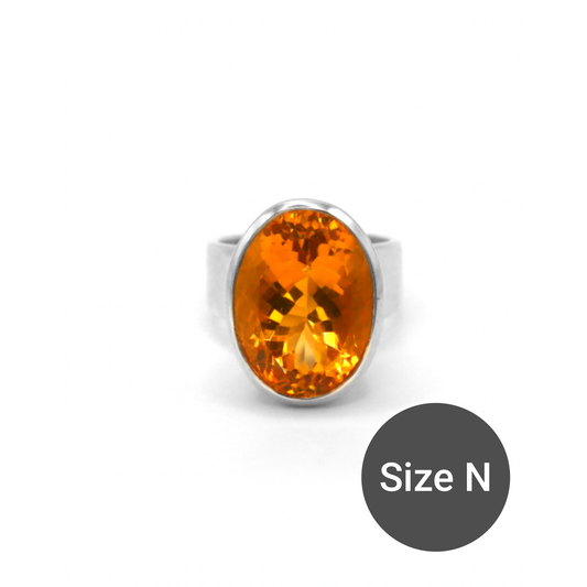 Honey, Citrine Cinderella Ring