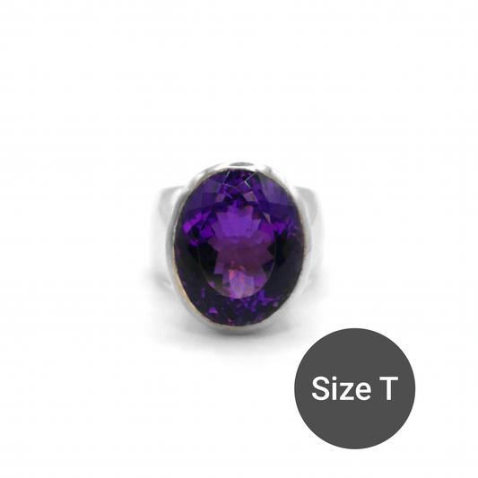 Purple Amethyst Maxi Cinderella Ring