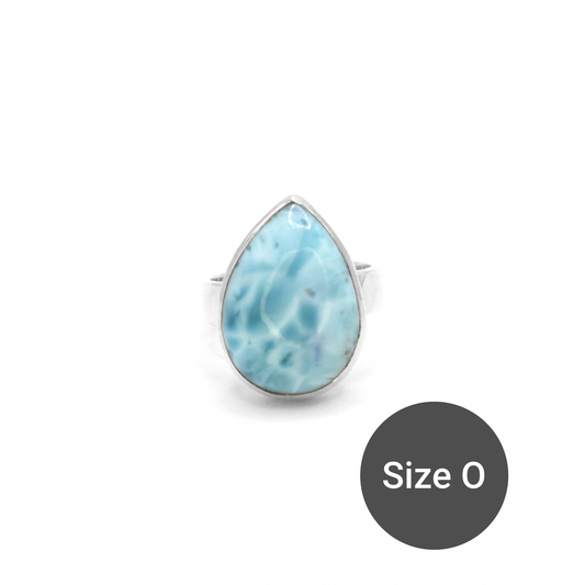 Larimar Cinderella Ring