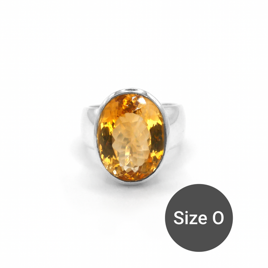 Zara, Citrine Cinderella Ring