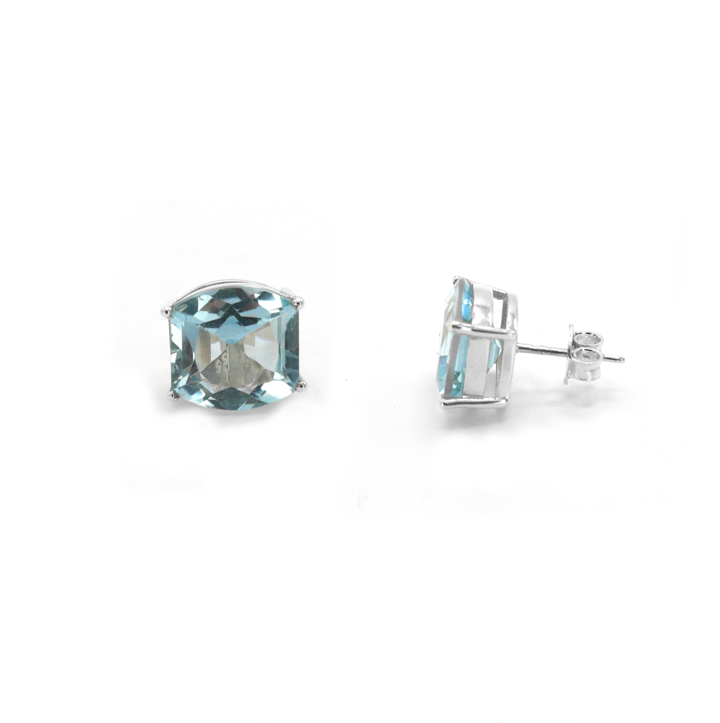 Maxi Topaz Stud Earrings