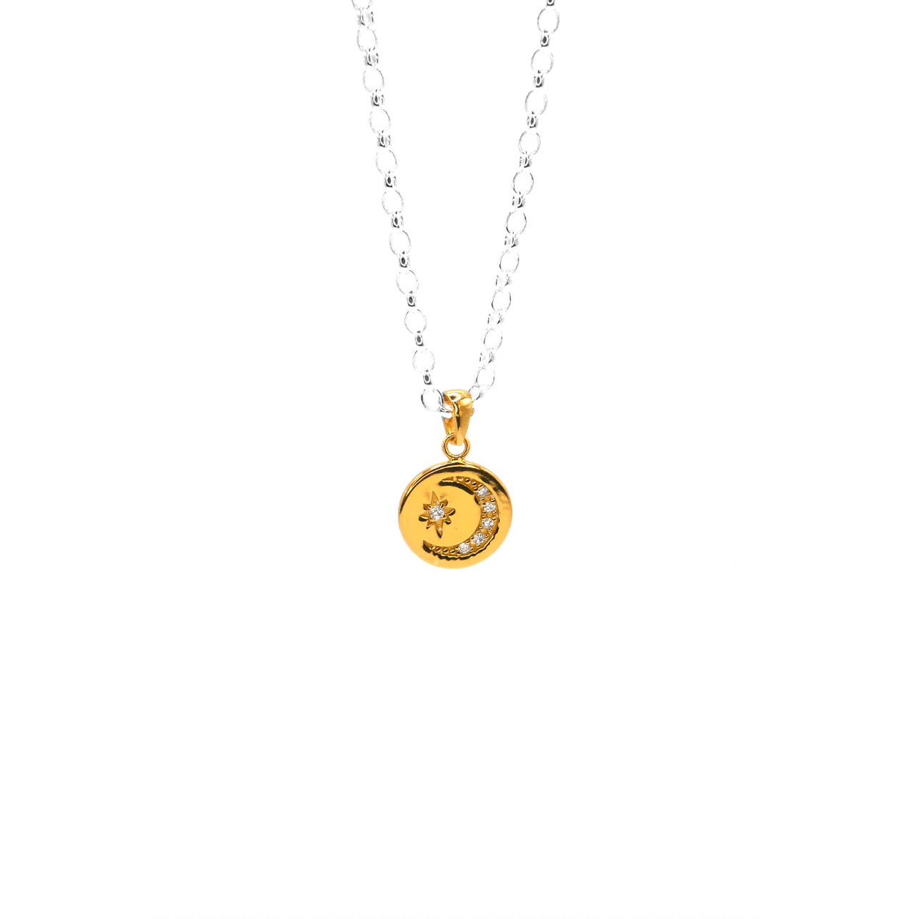 24ct Gold Plated Night Sky Necklace