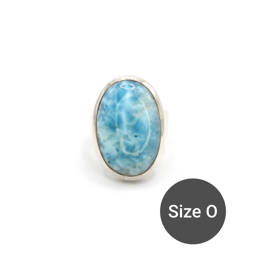 Larimar Cinderella Ring