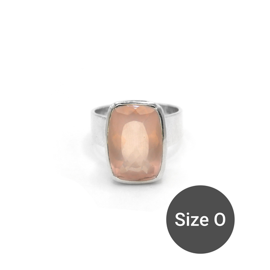 Rose Quartz Cinderella Ring