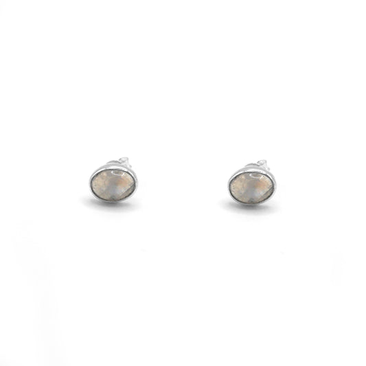 Moonstone Studs