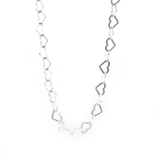 Heart Link Choker Necklace